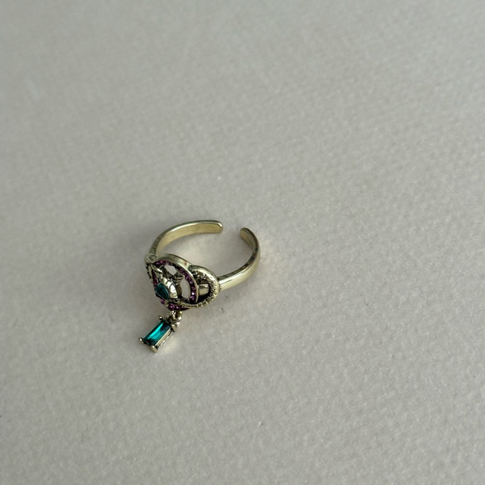 Snake Gemstone Ring S1243 - Picture 4 of 5